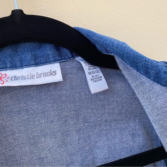 Christie Brooks Belted Denim Vest - Picture 4 of 6